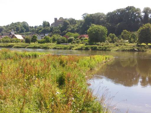 Herstelle an der Weser unweit des Campingplatz Axelsee