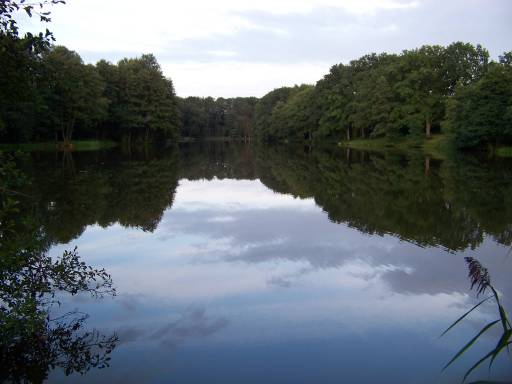 Der Brunausee am Campingplatz Brunautal