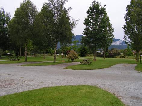 Blick über den Kiwi Park in Murchison