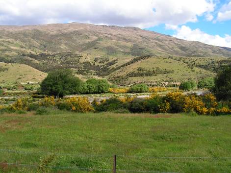 Die Berglandschaft im Mount Aspiring National Park