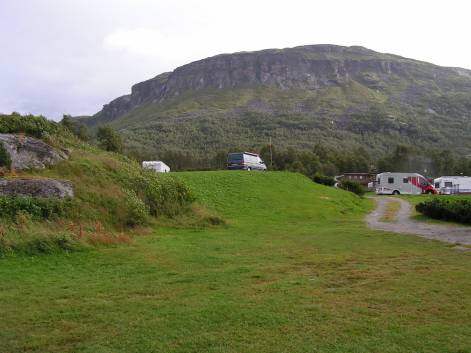 Ein Teil des Garen Camping beim Voringsfossen